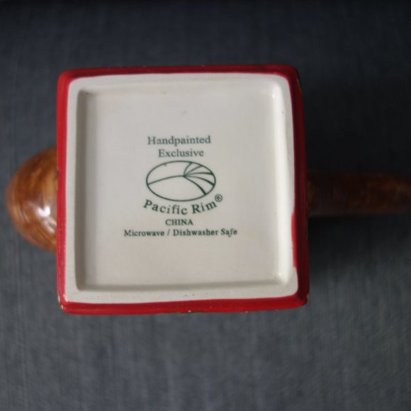 Handpainted Exclusive Pacific Rim China Tea Pot - Picture 7 of 16